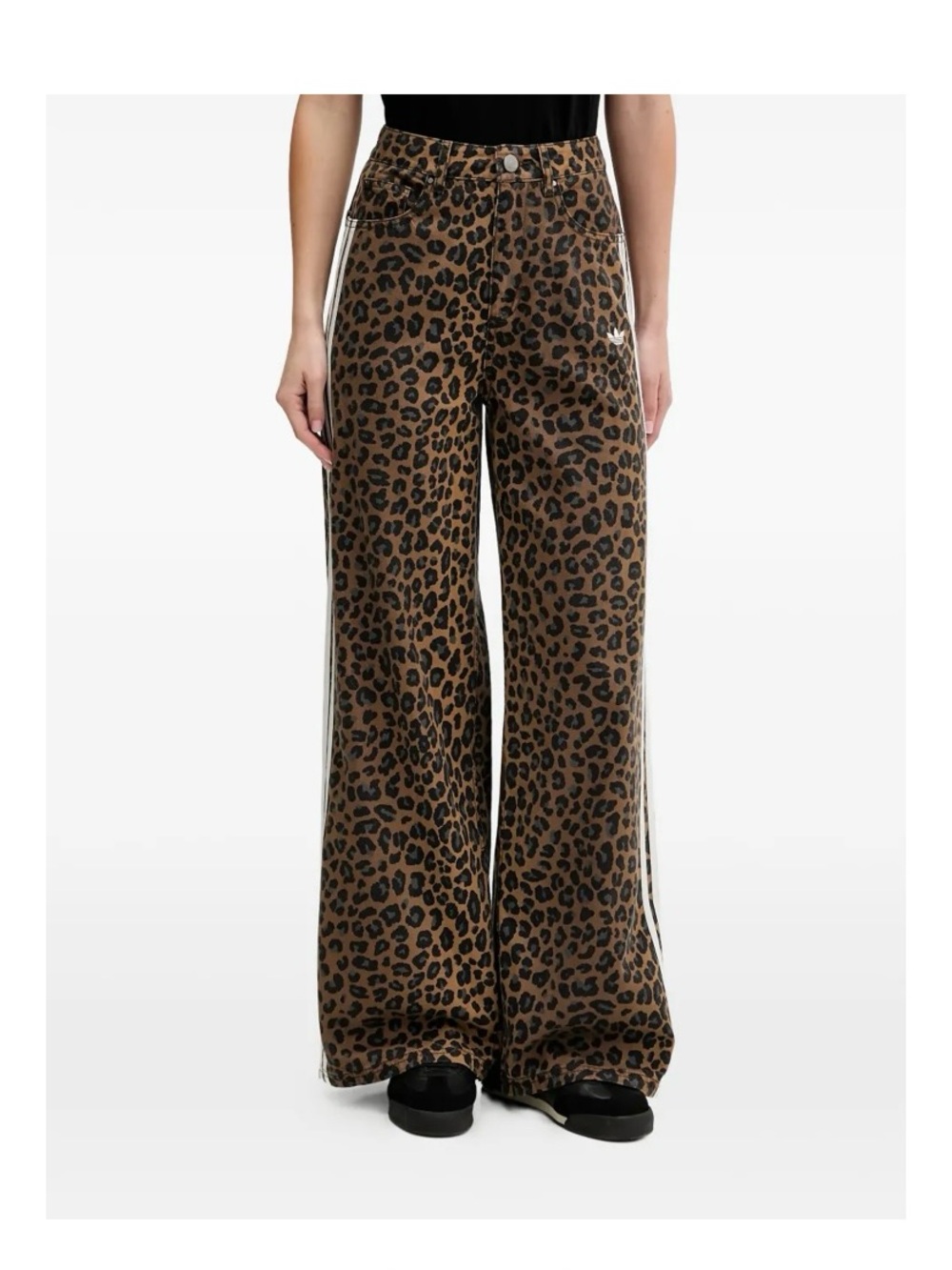 adidas
leopard-print striped jeans - Picture 3 of 5
